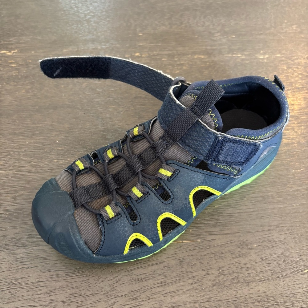 Merrell Kids' Navy and Neon Water Shoes - Picture 10 of 12